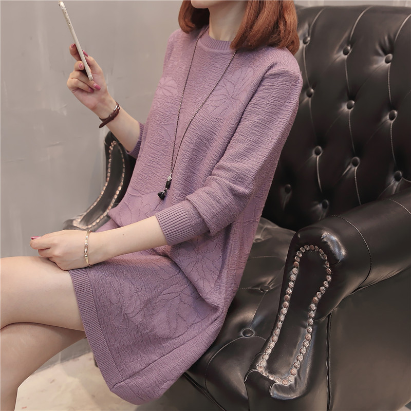 早秋毛衣女宽松慵懒中长款针织衫长袖秋薄款秋季打底衫秋天上衣潮在类目 女装/女士精品, 毛衣中 - 来自Buy2taobao.com提供专业的淘宝代购服务