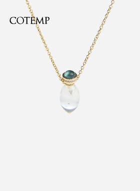 cotemp Kanne Series 26SS新款撞色宝石酒壶系列首饰项链