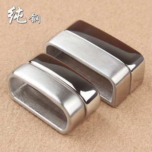 304不锈钢铸造带桥皮带环钢制手工皮带圈束缚环皮圈金属皮带配件