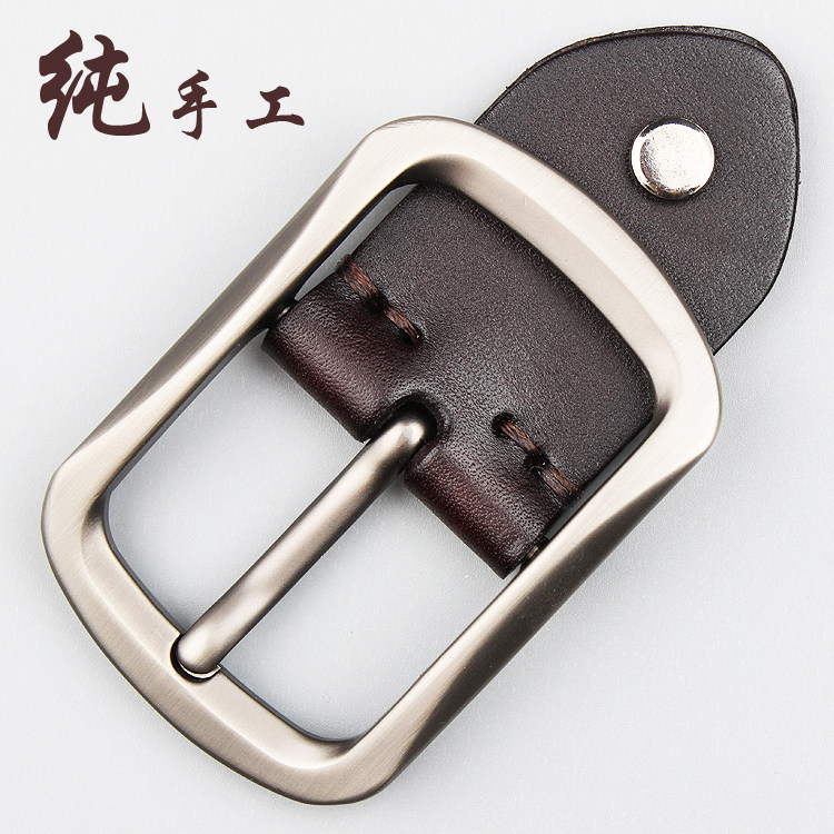 头层纯牛皮卡子配件内径4cm针扣