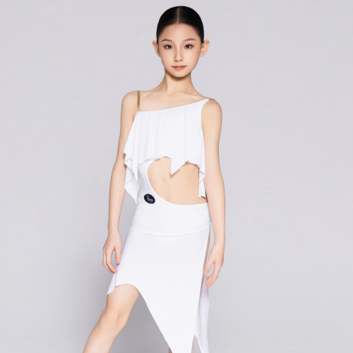 薇妮舞美拉丁舞练功服女童套装