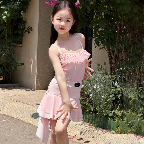 薇妮舞美夏季新款练功服女童套装