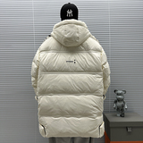 2025新标90白鸭绒泼墨袖中长款连帽加厚羽绒服SY888P330，男装羽绒服，钱塘735