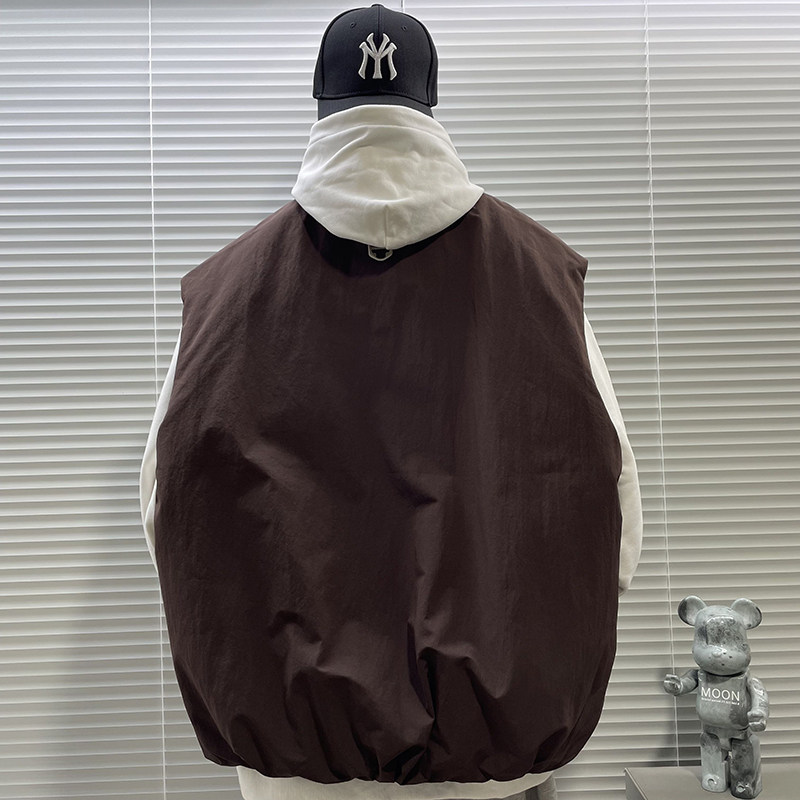 2025新标90白鸭高品质日系短款立领羽绒马甲男6001P190,女装马甲,钱塘735