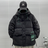2025新标90白鸭绒短款连帽羽绒服男2327P270，男装羽绒服，钱塘735