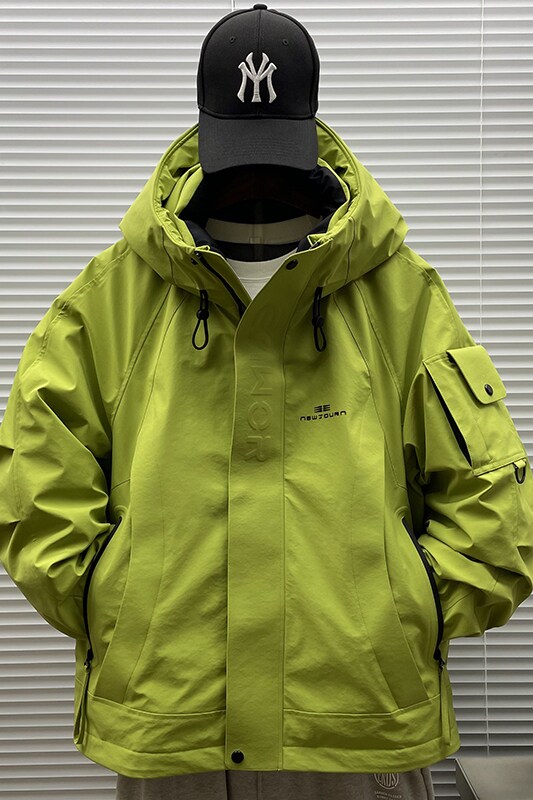 2025新标90白鸭绒户外派克风短款连帽羽绒服男2551P360,男装羽绒服,钱塘735