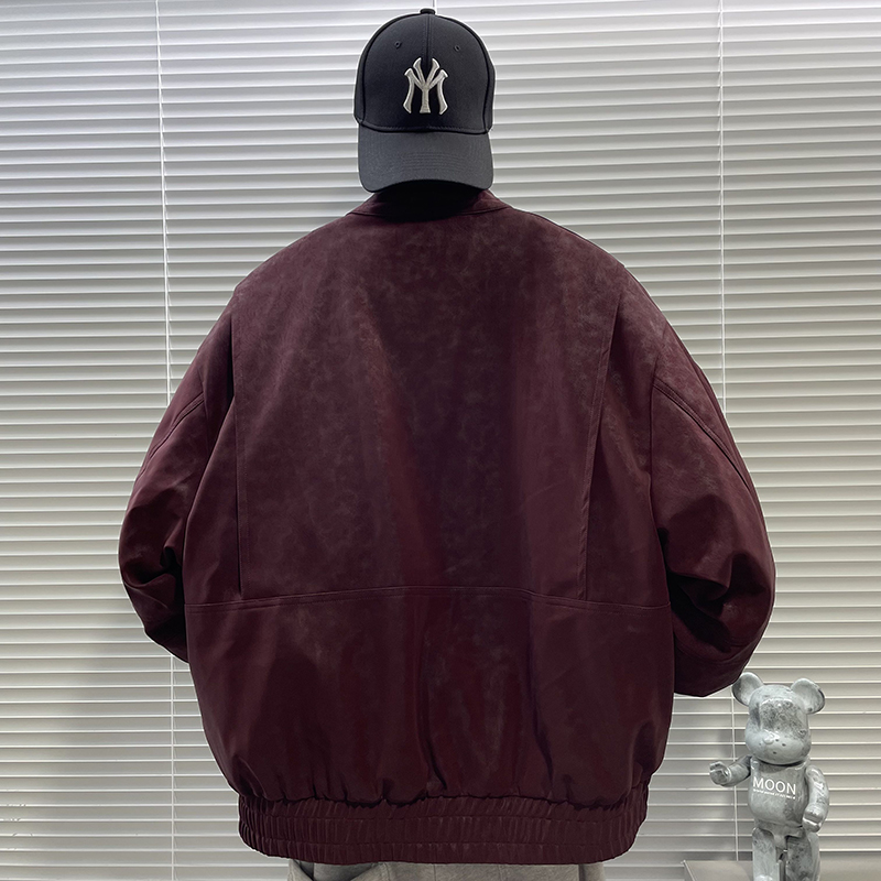 2025新标90白鸭高品质潮短款皮衣羽绒服男6018P320，男装皮衣，钱塘735