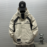 2025新标90白鸭绒户外潮牌短款连帽羽绒服男H903P445699，男装羽绒服，钱塘735
