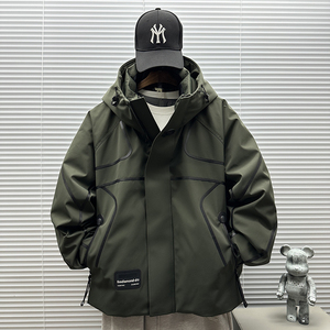 2025新标90白鸭绒户外潮牌短款连帽羽绒服男H908P435 699图片