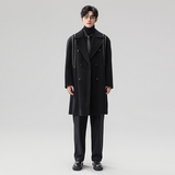 2025新款高品质双面羊绒大衣中长款外套95830P310（70%绵羊毛），男装毛呢大衣，钱塘735