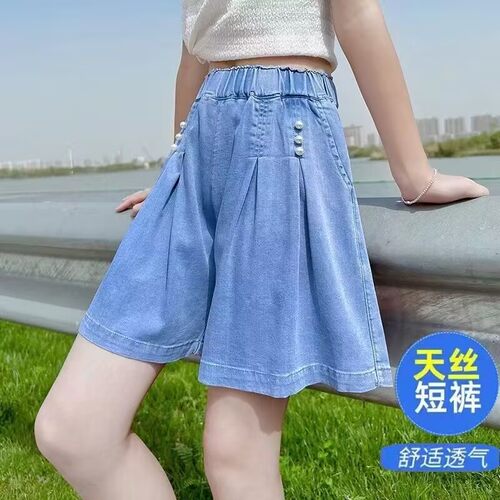 女童短裤夏季外穿新款中大童洋气