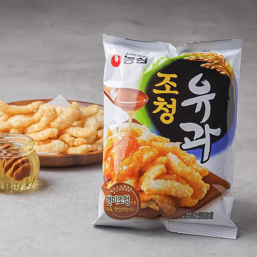 农心韩国油果拔丝脆条96g蜜糖