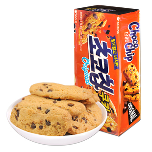 韩国进口食品 好丽友巧克力曲奇饼干104g香甜酥脆儿童休闲小零食