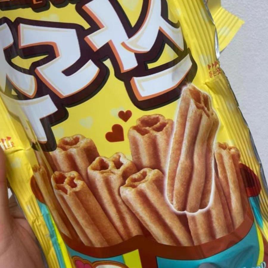 韩国进口零食克丽安吉事果膨化晚上解饿零食超好吃零食休闲小食品