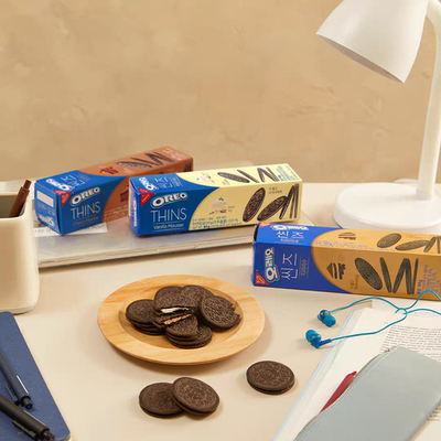 韩国进口OREO奶油巧克力味夹心饼干下午茶原味曲奇休闲零食