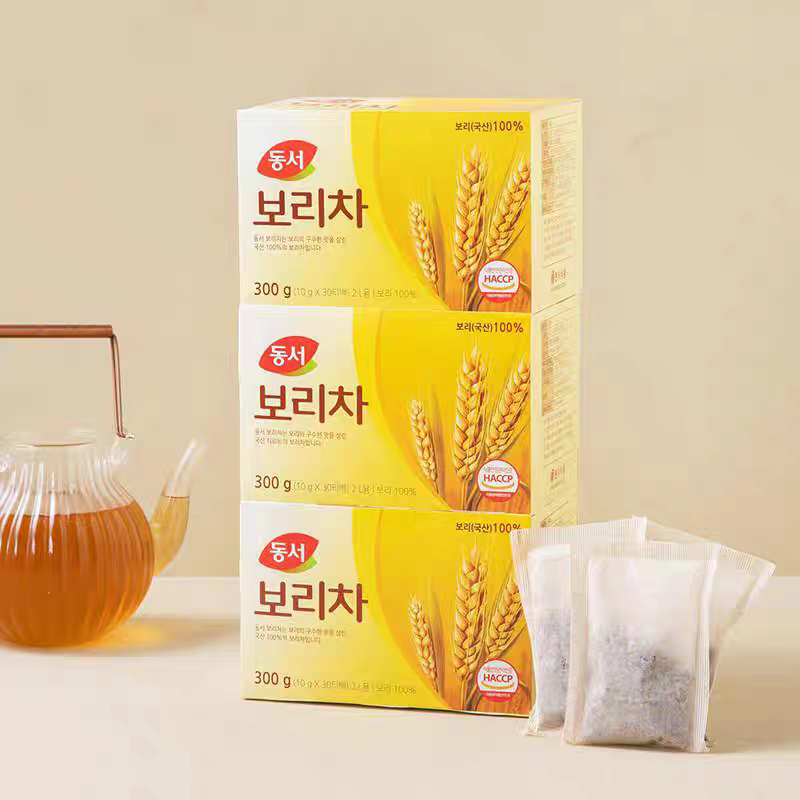 韩国进口东西大麦茶原味茶包冲饮袋装浓香型大麦茶独立包装烘焙茶