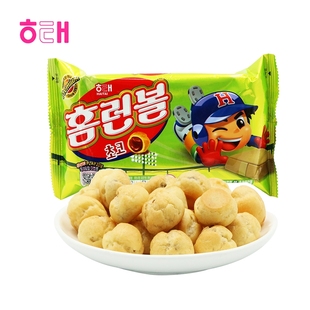 exo伯贤同款 巧克力球进口零食小吃 吃播韩国进口海太泡芙球46g