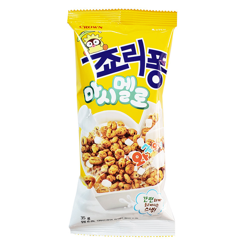 韩国进口零食克丽安棉花糖麦粒