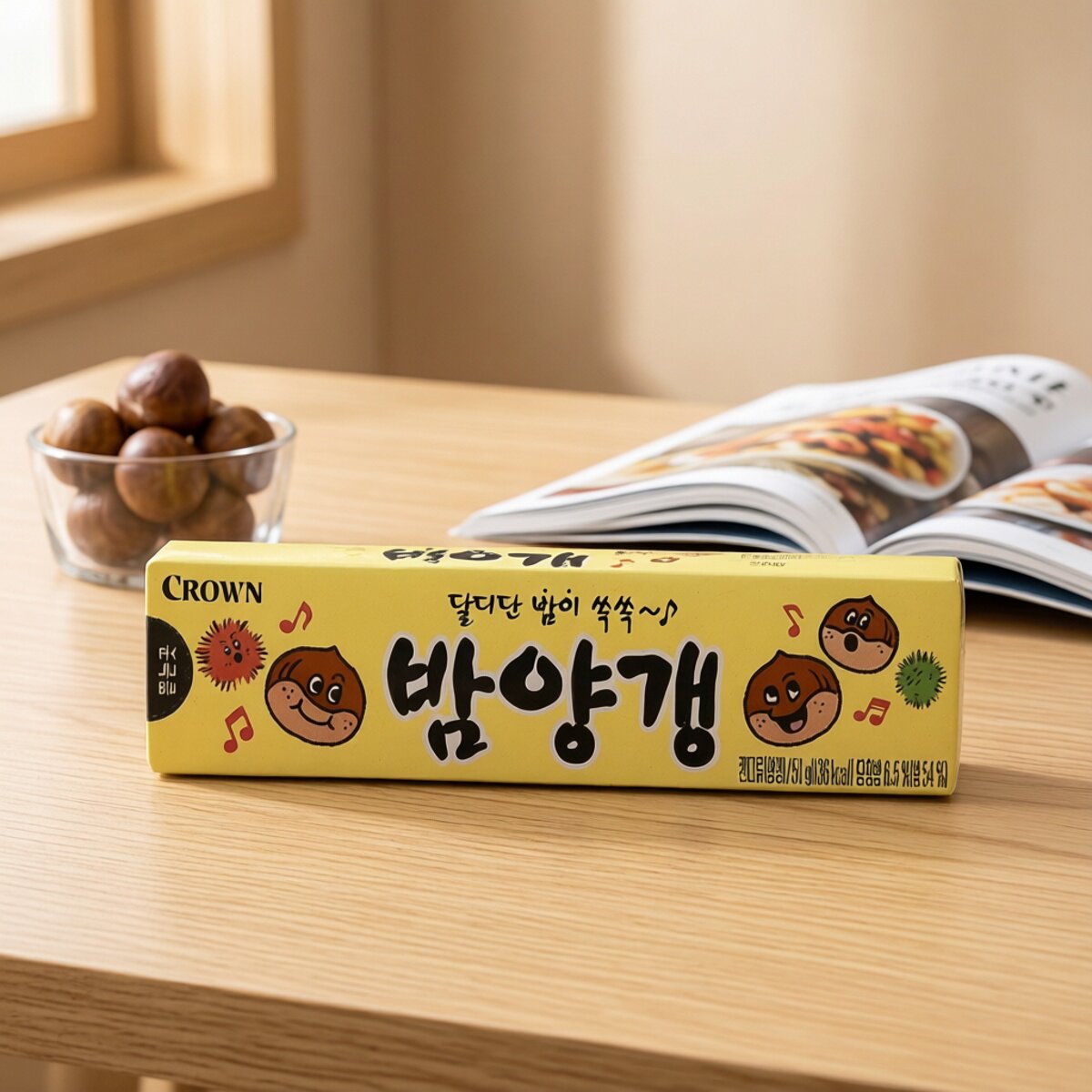韩国克丽安板栗羊羹红豆糕50g