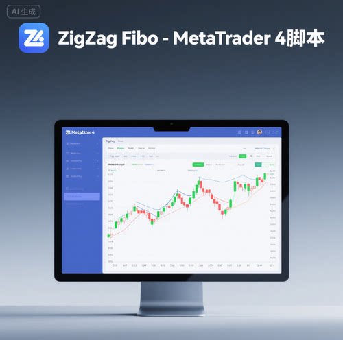 ZigZag Fibo - MetaTrader 4 脚本自动化软件自动化指标辅助分析
