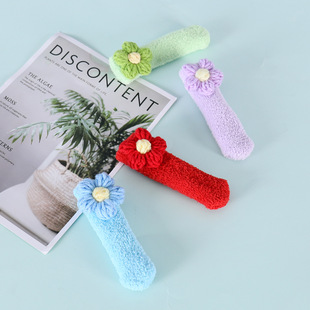 门把手保护套针织可爱入户卧室房门拉手套冬季保暖通用款不防静电