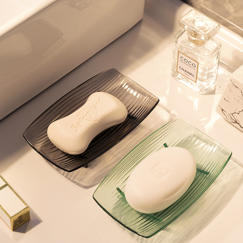 沥水肥皂免打孔置物架盒家用厕所北欧创意大号皂架塑料简约香皂盒