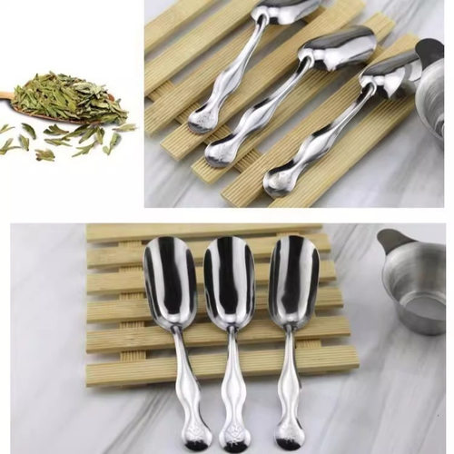 茶勺茶铲茶刀单只功夫茶具茶道配件铲茶叶不锈钢分茶勺泡茶工具