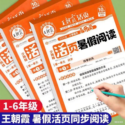 2025新王朝霞活页暑假同步阅读