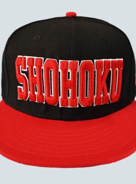 SHOHOKU运动横洲工业平檐帽篮球帽黑魂棒球帽平沿帽子嘻哈街舞帽