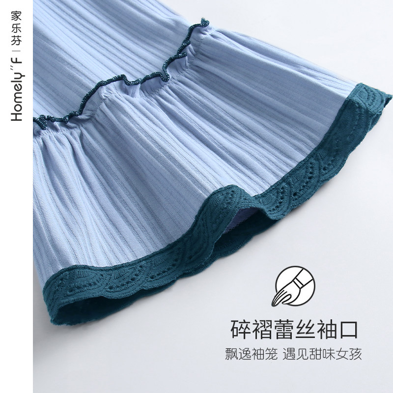 2022年新款睡裙女士睡衣裙春秋纯棉长袖七分袖公主风大码长款夏季,女士内衣/男士内衣/家居服,睡裙,淘宝优惠券,粉丝福利购,淘宝优惠卷