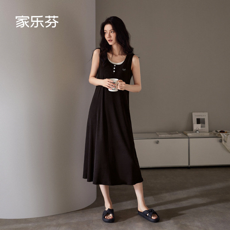 【商场同款】家乐芬假两件睡裙女图片