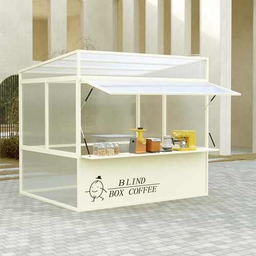 户外夜市小吃移动售卖亭