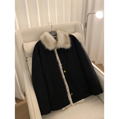 阿茶与阿古毛领座山雕派克服男款羽绒服冬季韩版潮流宽松保暖外套