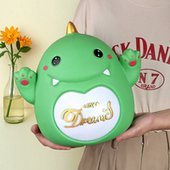 特大号可爱卡通恐龙储蓄罐只进不出防摔儿童创意存钱罐送男孩礼物