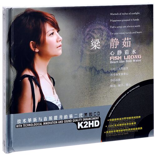 正版 梁静茹 心静茹水 精选车载光盘 2CD黑胶
