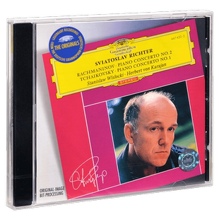 【进口德版】里赫特 拉赫玛尼诺夫第二钢琴协奏曲&柴可夫斯基 CD