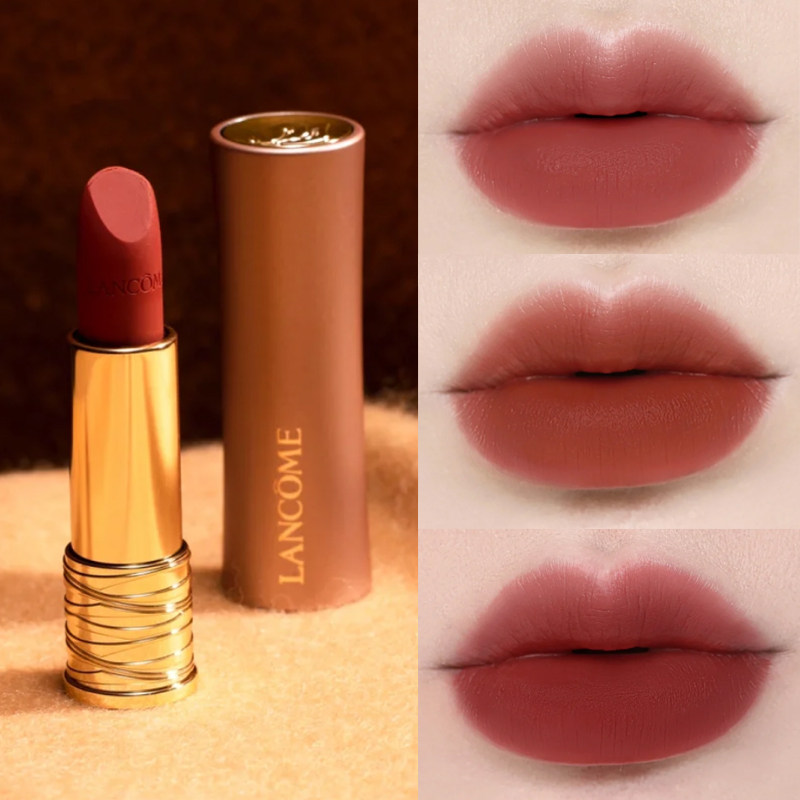 新年礼 法国lancome兰蔻粉金小蛮腰哑光持久显色口红289 299 196