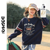 2025爆款 初中生卫衣套头新款 春秋季 高中学生洋气大童少女孩15岁潮