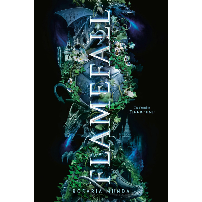【预售】英文原版 Flamefall坠落 Rosaria Munda青少年趣味读物动作战争冒险魔法奇幻小说书籍