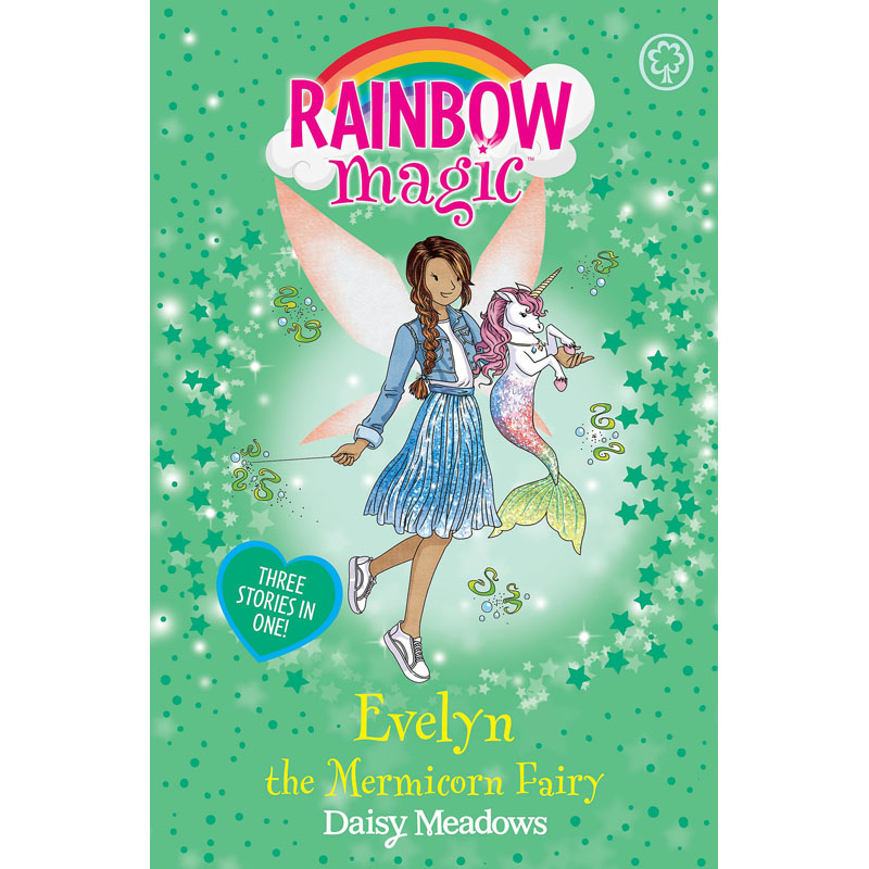 【预售】英文原版Rainbow Magic Evelyn the Mermicorn Fairy彩虹魔法美角兽仙子伊芙琳Orchard Books Daisy Meadows儿童故事书籍