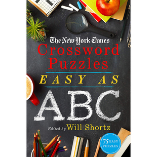 【现货】英文原版 Crossword Puzzles Easy as ABC 纽约时报的填字游戏和ABC一样简单 旅行便携智力挑战英语词汇快乐学习书籍
