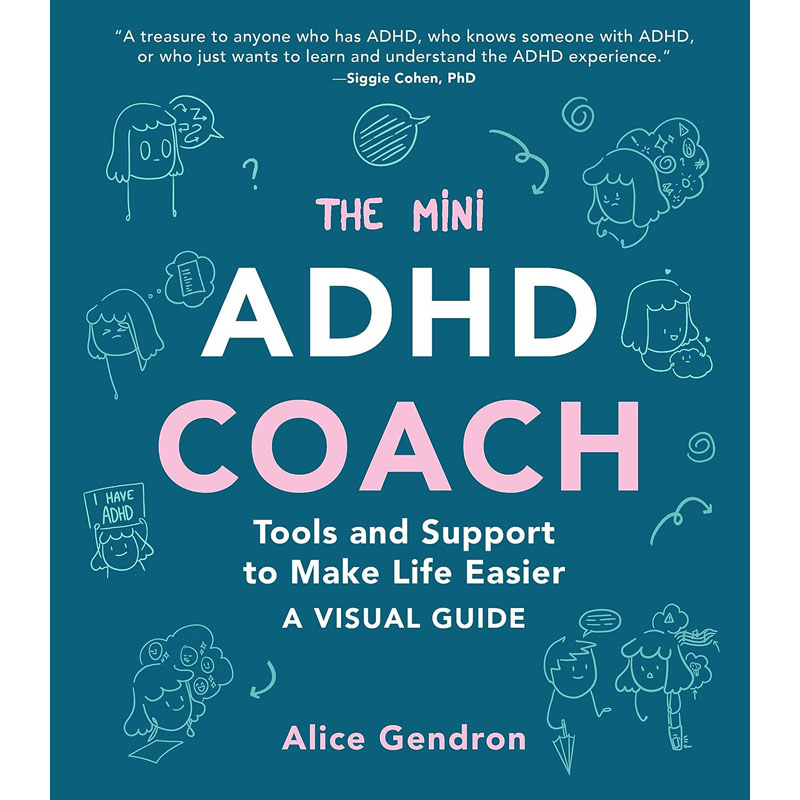 【预售】英文原版The Mini ADHD Coach迷你多动症教练使生活更容易的工具和支持―视觉指南Chronicle注意力缺陷与多动症矫正书籍