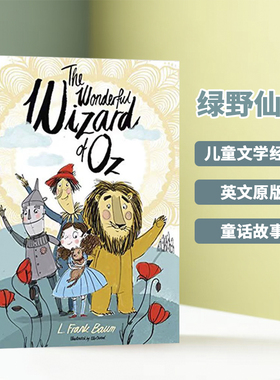【现货限时低价】英文原版 绿野仙踪  The Wonderful Wizard of Oz 儿童文学经典 童话故事书籍