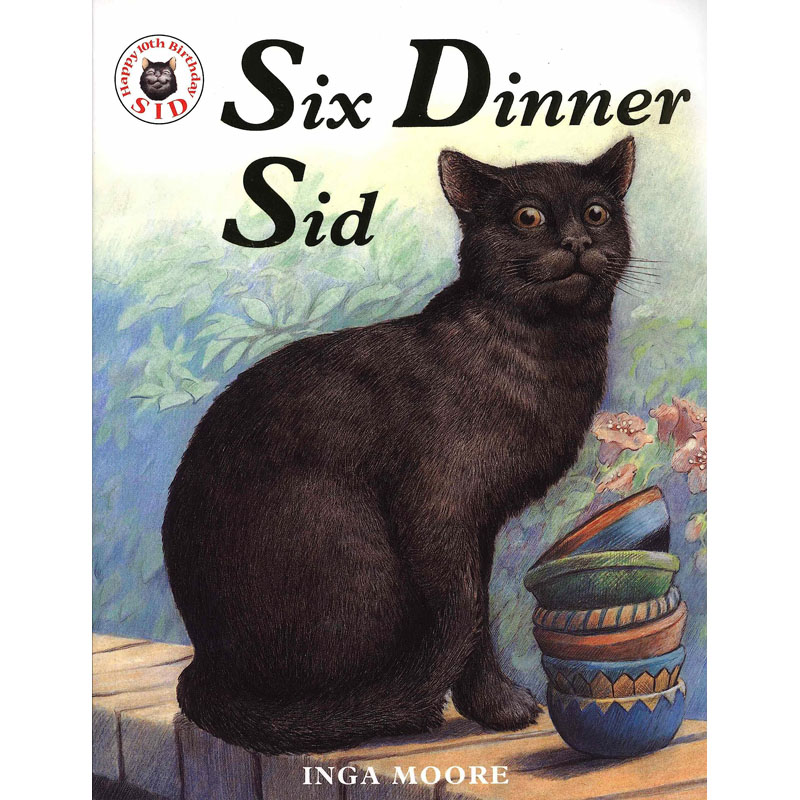 【预售】英文原版Six Dinner Sid六人晚餐席德 Hodder Children's Books Inga Moore Janet Perry儿童故事插画绘本书籍-封面