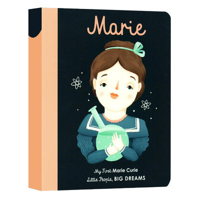【现货】英文原版 小人物大梦想之纸板书  居里夫人Little People Big Dreams Marie Curie儿童读物励志故事英语启蒙儿童图画书籍