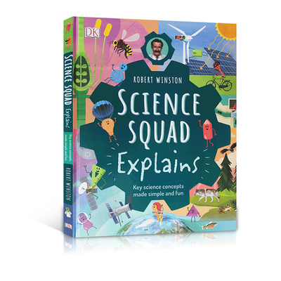 【现货】英文原版DK Science Squad Explains 科学小组团 Robert Winston学生课外阅读启发学习物理知识儿童科普百科书籍