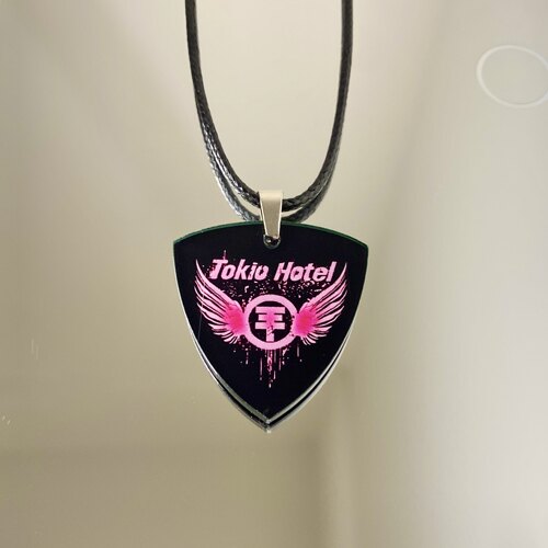 东京旅馆 Tokio Hotel 摇滚乐队周边项链拨片配饰手机挂饰钥匙扣