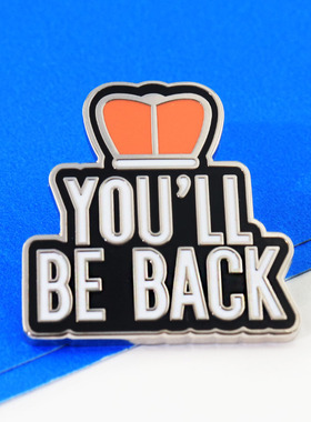 Hamilton 汉密尔顿音乐剧 YOU'LL BE BACK 王冠金属徽章胸针配饰
