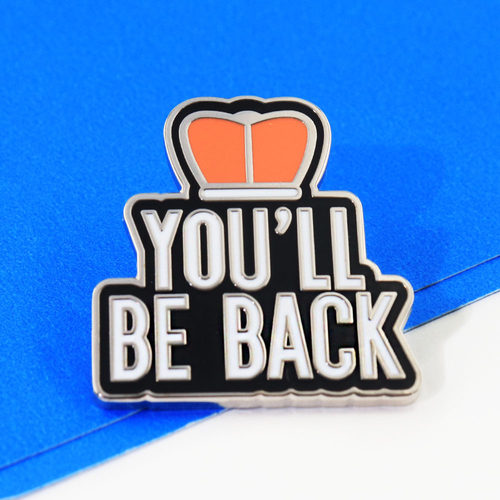 Hamilton 汉密尔顿音乐剧 YOU'LL BE BACK 王冠金属徽章胸针配饰