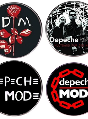 Depeche Mode赶时髦胸针摇滚乐队别针胸章金属合金徽章配饰